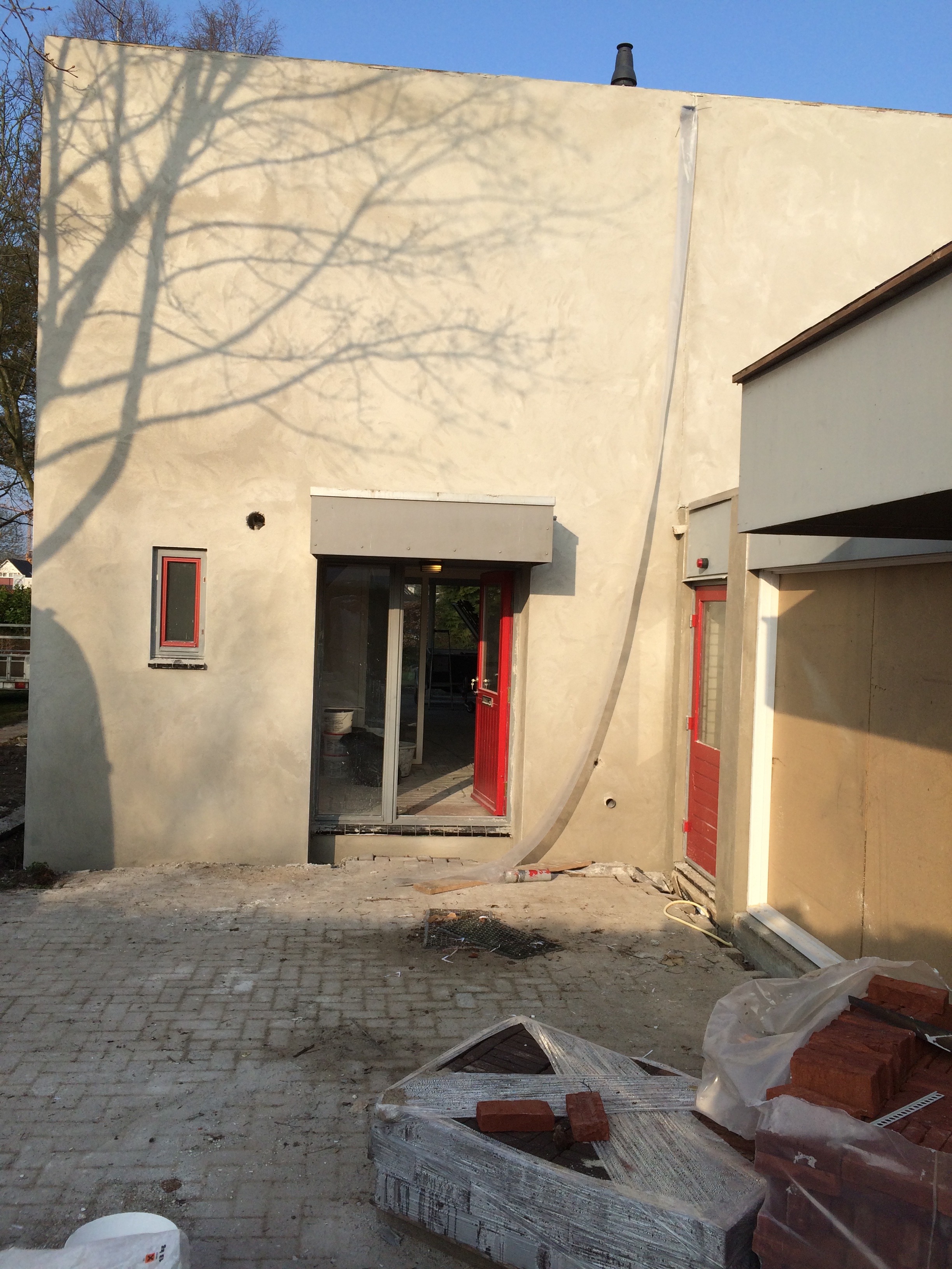 Woonkamer muur stucen ~ artikill.com